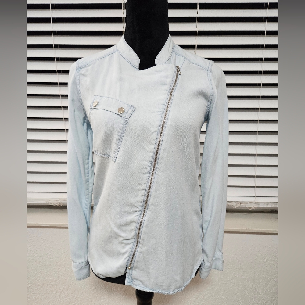 Women blouse light blue color  - size XS